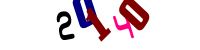 Blue Captcha Image