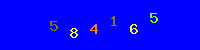 Blue Captcha Image