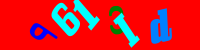 Blue Captcha Image