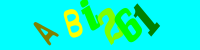 Blue Captcha Image