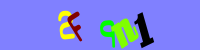 Blue Captcha Image