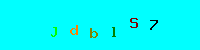 Blue Captcha Image