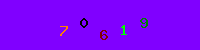 Blue Captcha Image