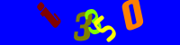 Blue Captcha Image