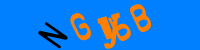 Blue Captcha Image