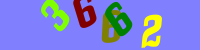 Blue Captcha Image