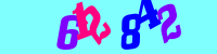 Blue Captcha Image