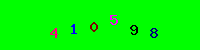 Blue Captcha Image