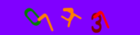 Blue Captcha Image