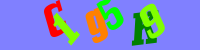 Blue Captcha Image