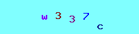 Blue Captcha Image