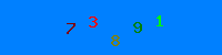 Blue Captcha Image