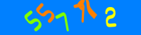 Blue Captcha Image