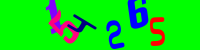 Blue Captcha Image