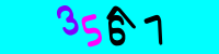 Blue Captcha Image