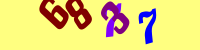 Blue Captcha Image
