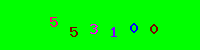 Blue Captcha Image