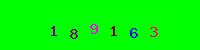 Blue Captcha Image