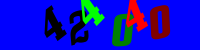 Blue Captcha Image