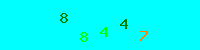 Blue Captcha Image
