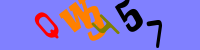 Blue Captcha Image
