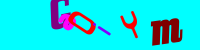 Blue Captcha Image