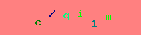 Blue Captcha Image