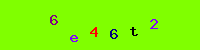 Blue Captcha Image