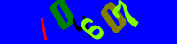 Blue Captcha Image