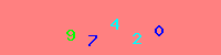 Blue Captcha Image