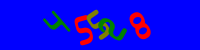 Blue Captcha Image