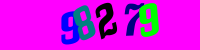 Blue Captcha Image