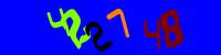 Blue Captcha Image