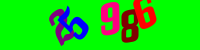 Blue Captcha Image