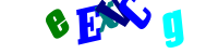 Blue Captcha Image
