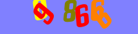 Blue Captcha Image