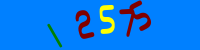 Blue Captcha Image