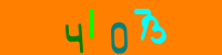 Blue Captcha Image