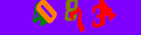 Blue Captcha Image