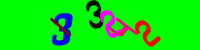 Blue Captcha Image