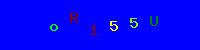 Blue Captcha Image