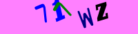 Blue Captcha Image