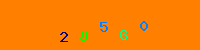 Blue Captcha Image