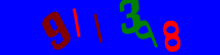 Blue Captcha Image