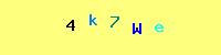 Blue Captcha Image