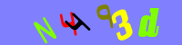 Blue Captcha Image