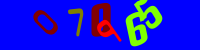 Blue Captcha Image