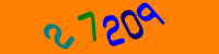 Blue Captcha Image