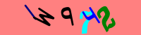 Blue Captcha Image