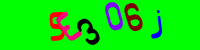 Blue Captcha Image